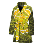 Manipura Chakra Spiritual Print Women's Bathrobe