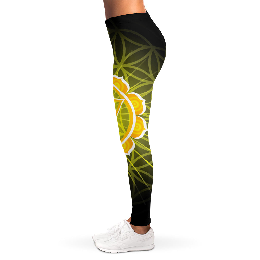 Manipura Chakra Spiritual Print Women's Leggings