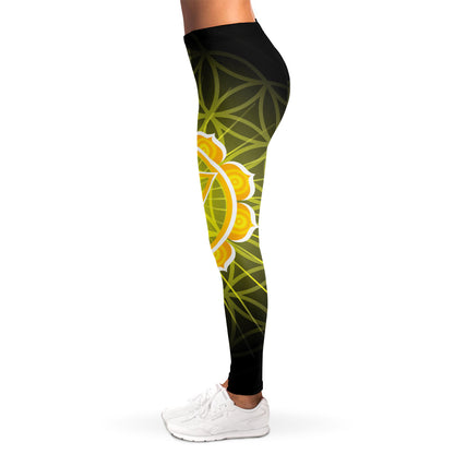 Manipura Chakra Spiritual Print Women's Leggings
