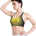 Manipura Chakra Spiritual Print Women's Sports Bra