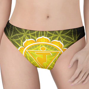 Manipura Chakra Spiritual Print Women's Thong