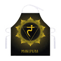 Manipura Chakra Symbol Print Adjustable Apron