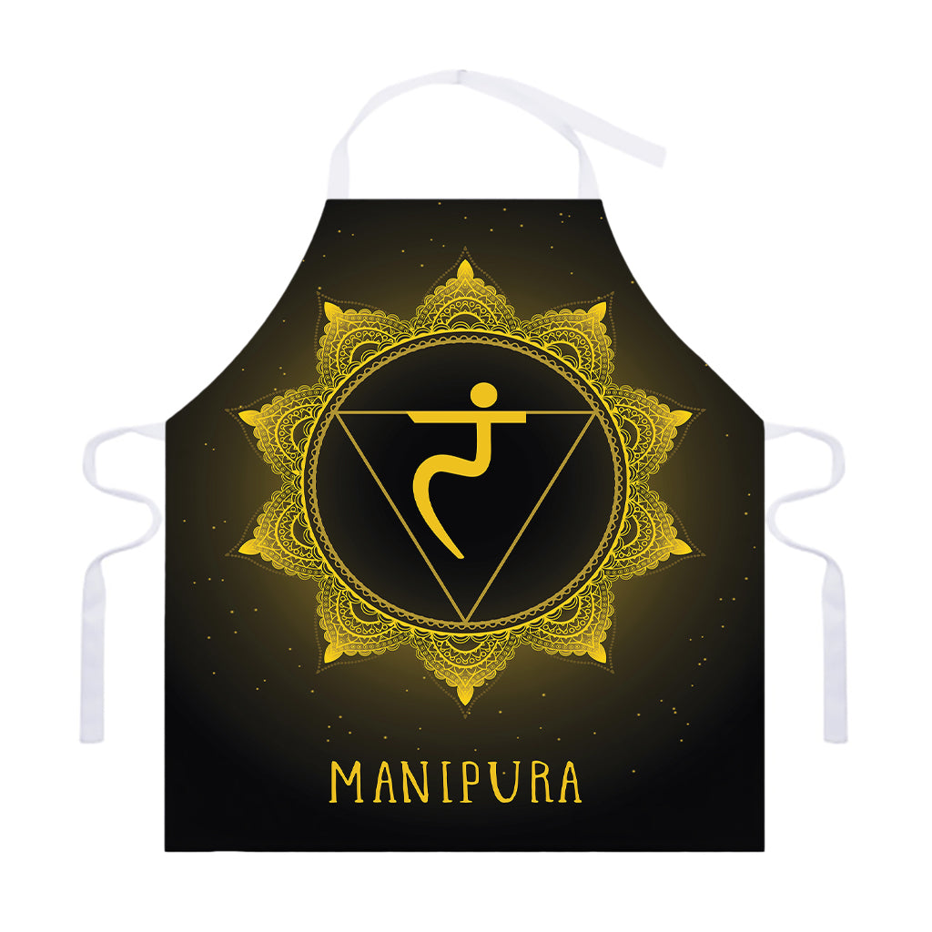 Manipura Chakra Symbol Print Adjustable Apron