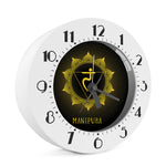 Manipura Chakra Symbol Print Alarm Clock