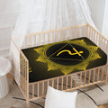Manipura Chakra Symbol Print Baby Crib Sheet