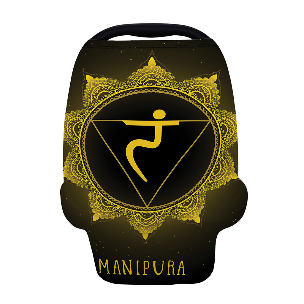 Manipura Chakra Symbol Print Baby Seat Cover
