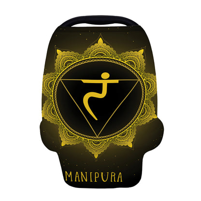 Manipura Chakra Symbol Print Baby Seat Cover