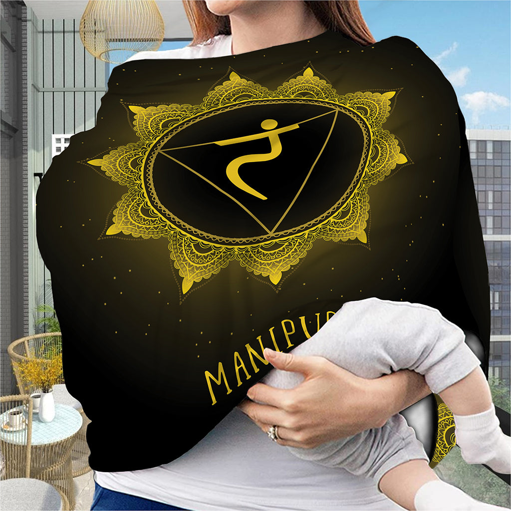 Manipura Chakra Symbol Print Baby Seat Cover