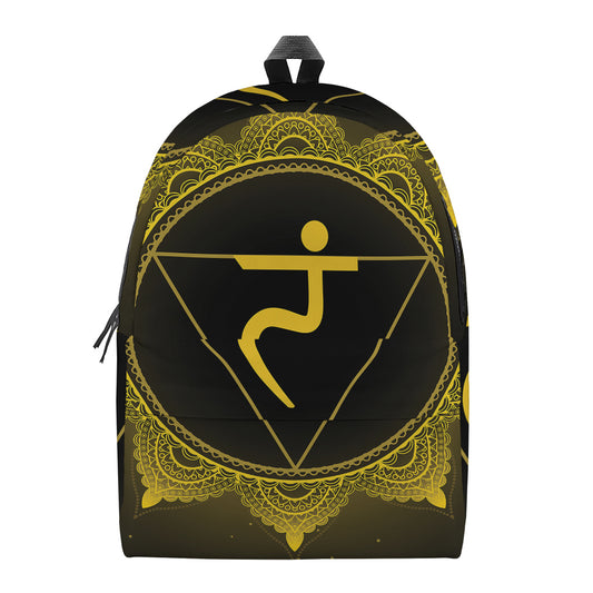 Manipura Chakra Symbol Print Backpack
