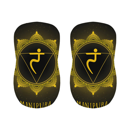 Manipura Chakra Symbol Print Bar Stool Covers