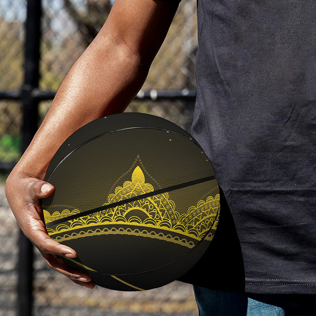 Manipura Chakra Symbol Print Basketball