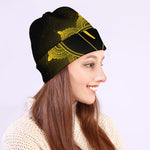 Manipura Chakra Symbol Print Beanie
