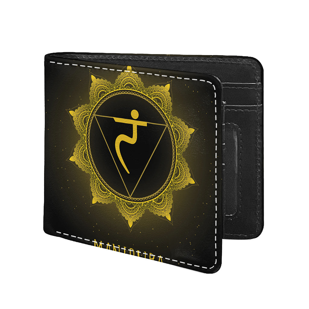 Manipura Chakra Symbol Print Bifold Wallet