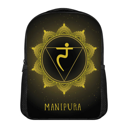 Manipura Chakra Symbol Print Casual Backpack