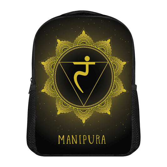 Manipura Chakra Symbol Print Casual Backpack