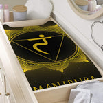 Manipura Chakra Symbol Print Changing Pad Cover