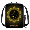 Manipura Chakra Symbol Print Crossbody Lunch Bag