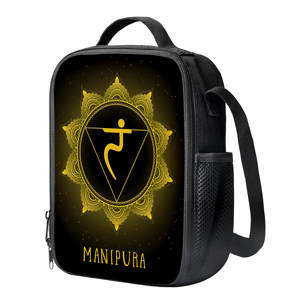 Manipura Chakra Symbol Print Crossbody Lunch Bag