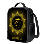 Manipura Chakra Symbol Print Crossbody Lunch Bag