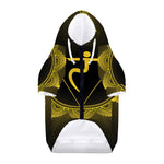 Manipura Chakra Symbol Print Dog Zip Up Hoodie