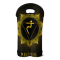 Manipura Chakra Symbol Print Double Neoprene Wine Tote