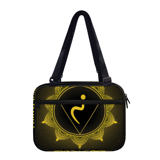 Manipura Chakra Symbol Print Double Strap Bible Bag