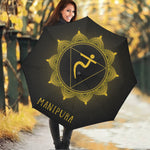 Manipura Chakra Symbol Print Foldable Umbrella