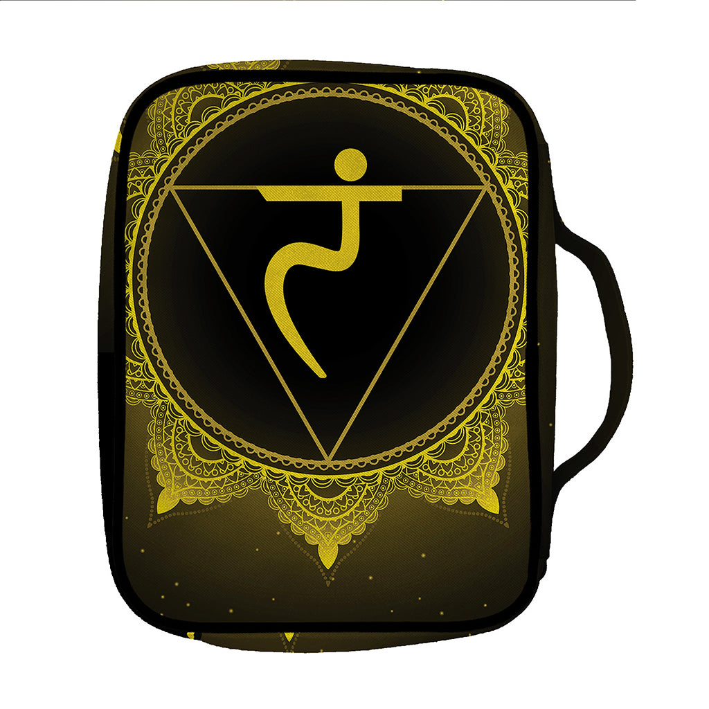 Manipura Chakra Symbol Print Front Pocket Bible Bag