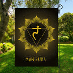 Manipura Chakra Symbol Print Garden Flag