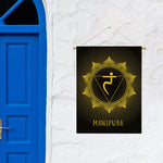 Manipura Chakra Symbol Print Garden Flag