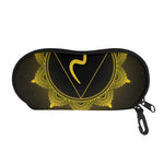 Manipura Chakra Symbol Print Glasses Case