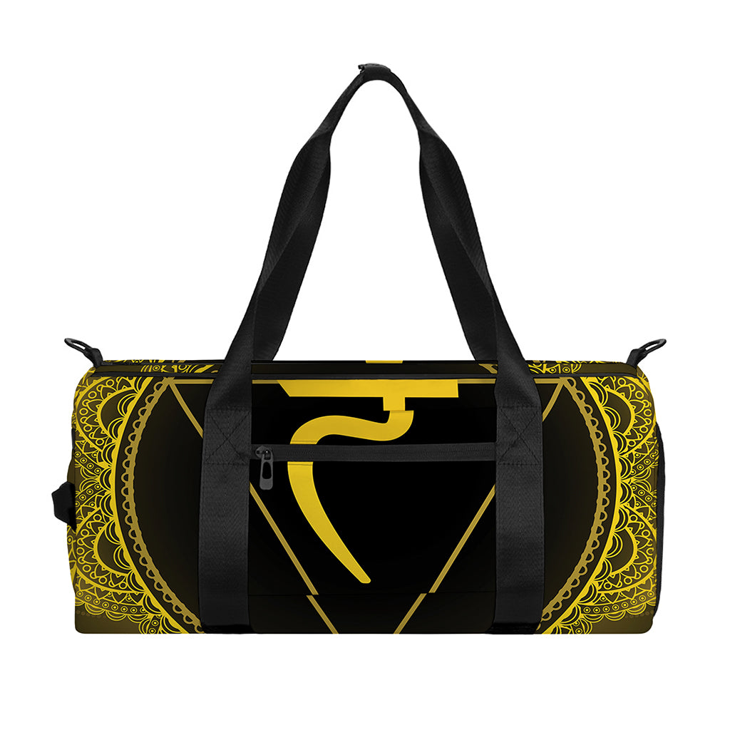 Manipura Chakra Symbol Print Gym Bag