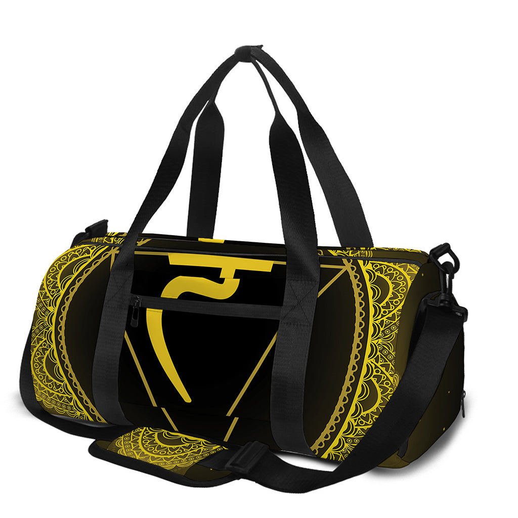 Manipura Chakra Symbol Print Gym Bag