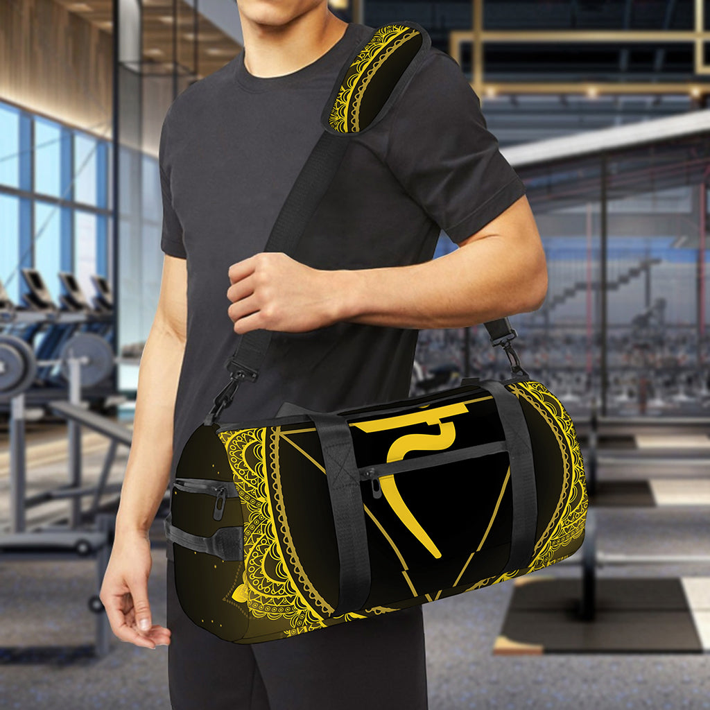Manipura Chakra Symbol Print Gym Bag