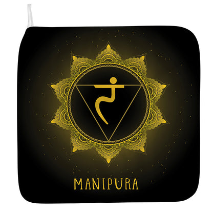 Manipura Chakra Symbol Print Hand Towel
