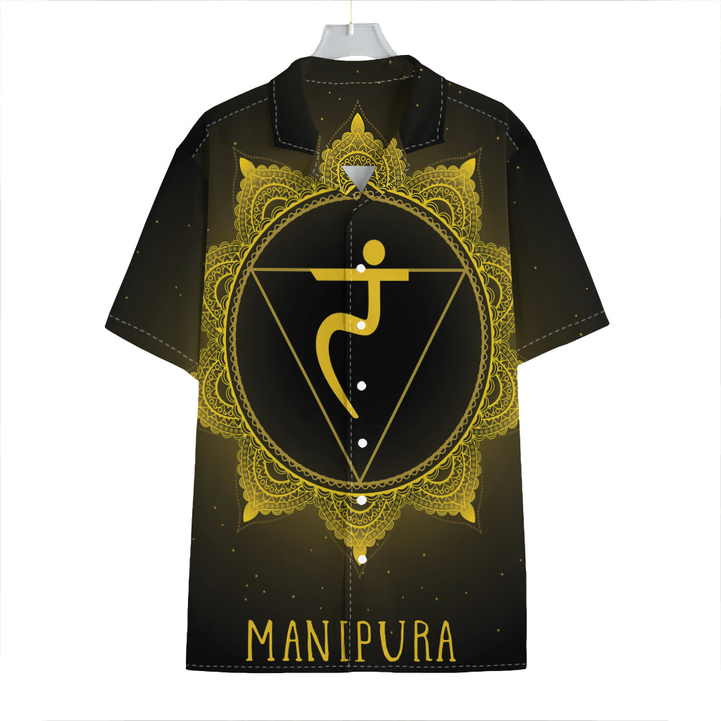 Manipura Chakra Symbol Print Hawaiian Shirt