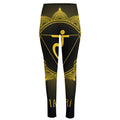 Manipura Chakra Symbol Print High-Waisted Pocket Leggings
