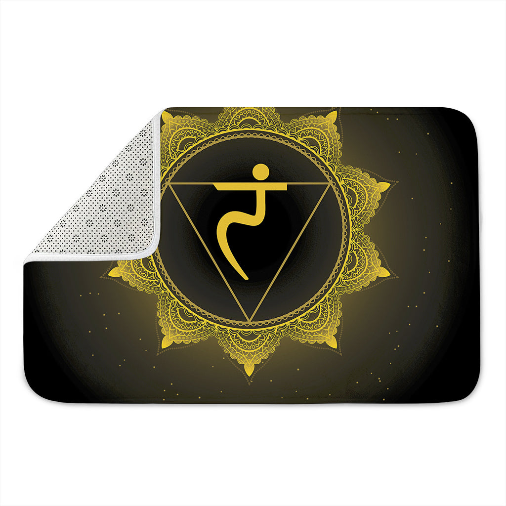 Manipura Chakra Symbol Print Indoor Door Mat