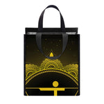 Manipura Chakra Symbol Print Insulated Lunch Tote
