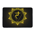 Manipura Chakra Symbol Print Kitchen Mat