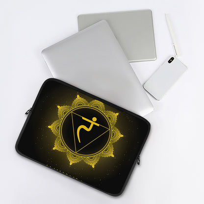 Manipura Chakra Symbol Print Laptop Sleeve