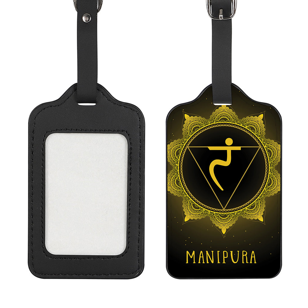 Manipura Chakra Symbol Print Luggage Tag