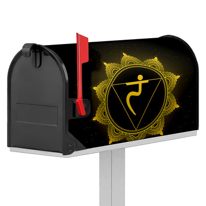 Manipura Chakra Symbol Print Mailbox Cover