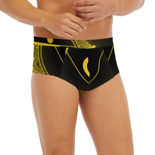 Manipura Chakra Symbol Print Men's Briefs