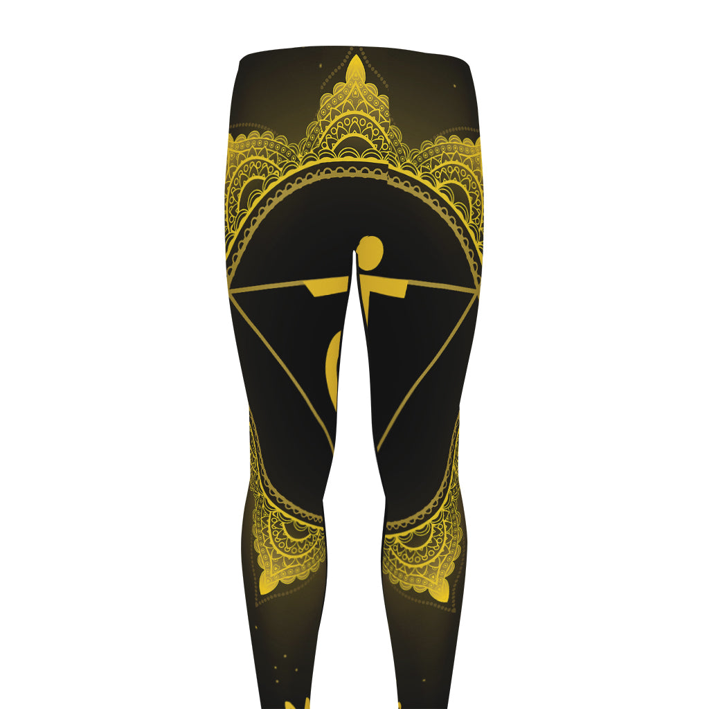 Manipura Chakra Symbol Print Men's leggings