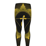 Manipura Chakra Symbol Print Men's leggings