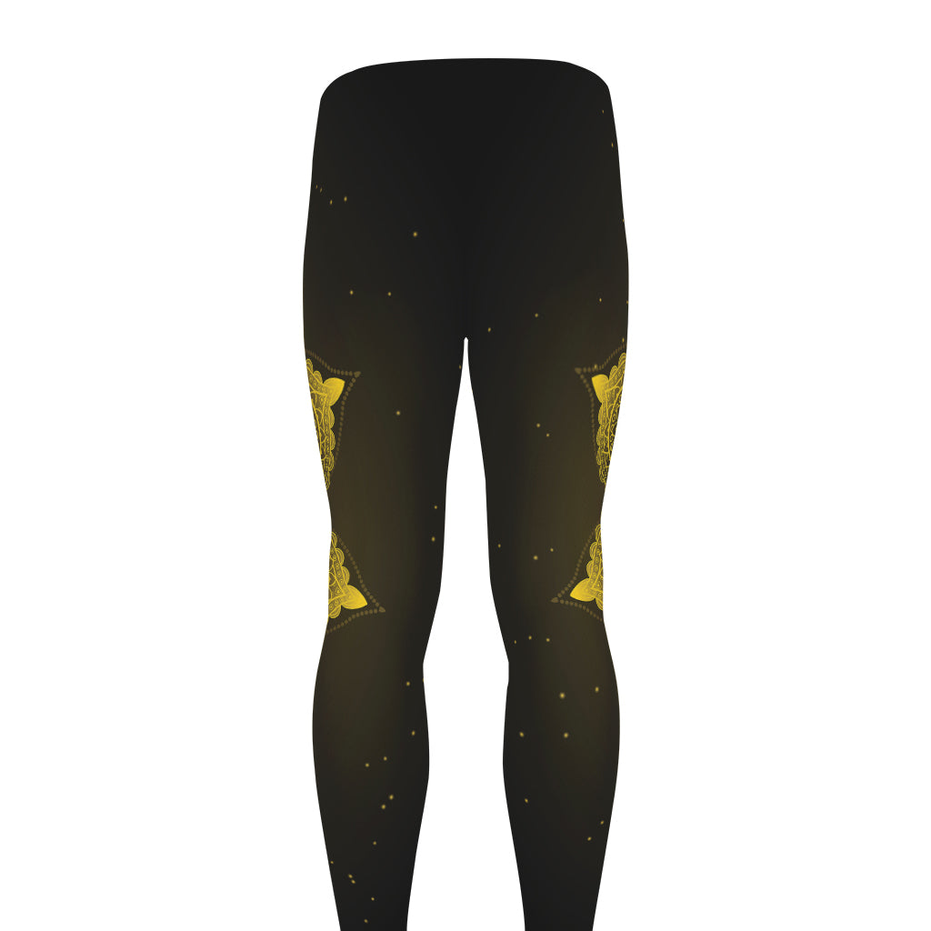 Manipura Chakra Symbol Print Men's leggings
