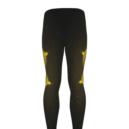 Manipura Chakra Symbol Print Men's leggings