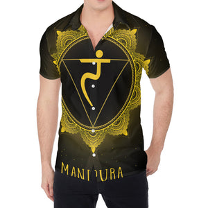 Manipura Chakra Symbol Print Men's Shirt