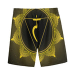 Manipura Chakra Symbol Print Men's Sports Shorts